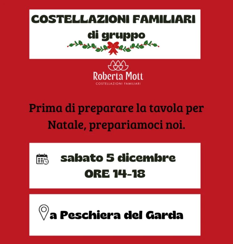 Costellazioni Familiari-incontro di gruppo a Peschiera del Garda