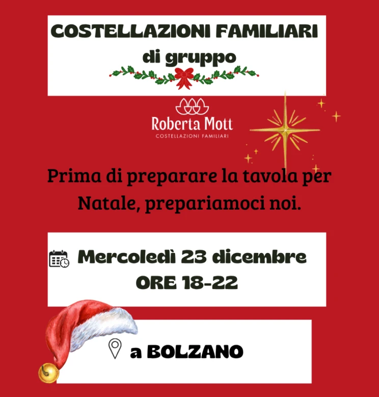 Costellazioni Familiari-incontro di gruppo a Bolzano