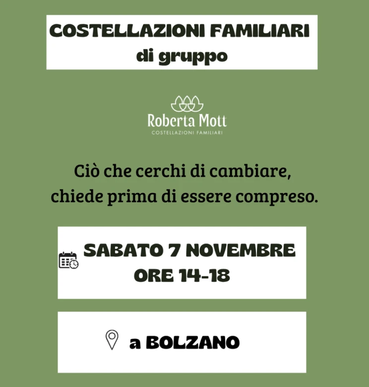 Costellazioni Familiari-Incontro di gruppo 